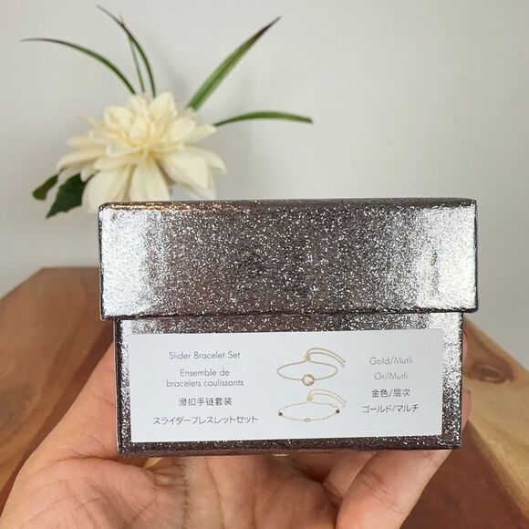 NWT Kate Spade Spot The Spade Slider Bracelet Boxed Set - Picture 6 of 7